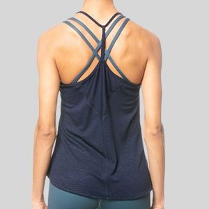 *NWT* Vie Active T-Back Workout Tank in Dusty Rose